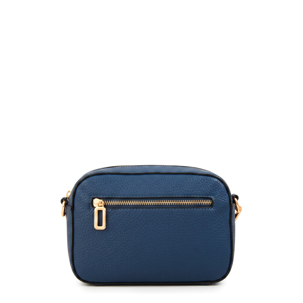Cartera bandolera rina pequeña azul oscuro
