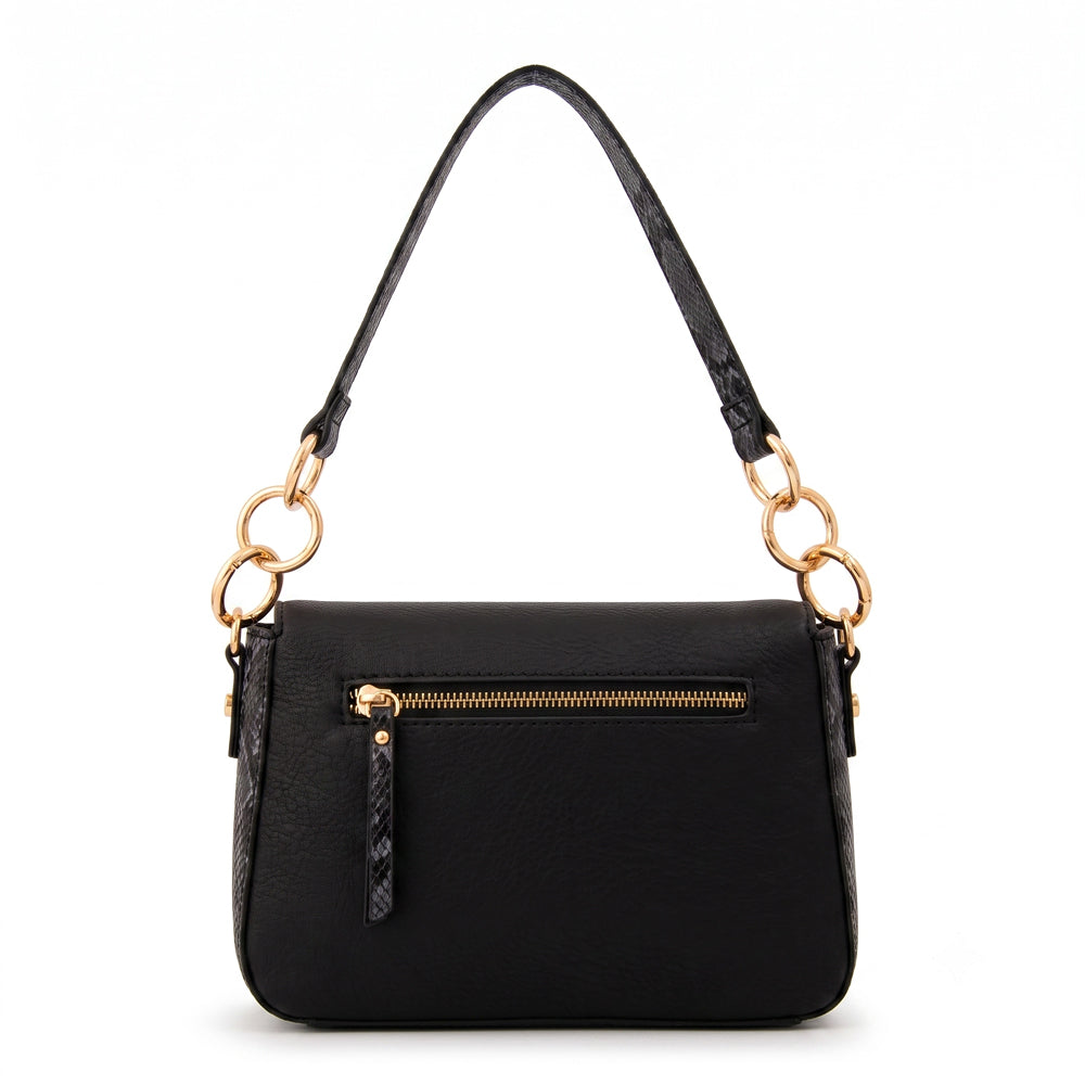 Cartera bandolera adeline mediana negro