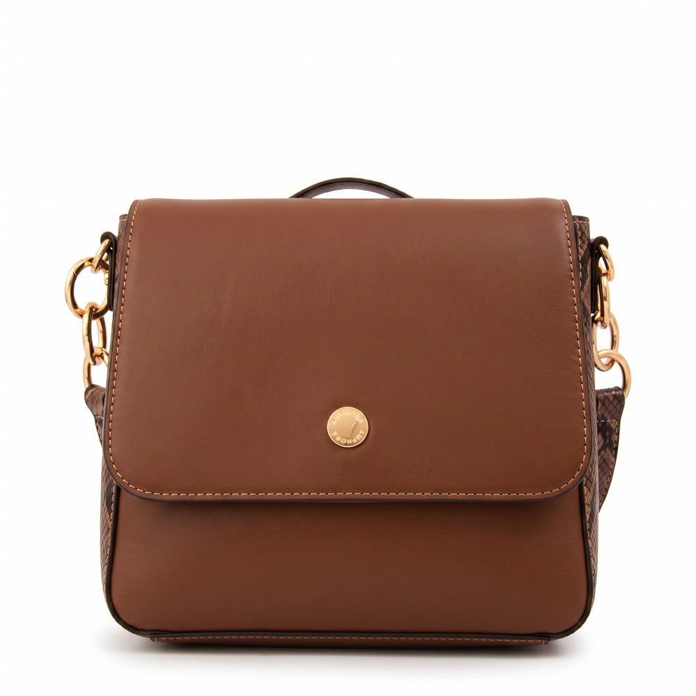 Mochila adeline mediana café