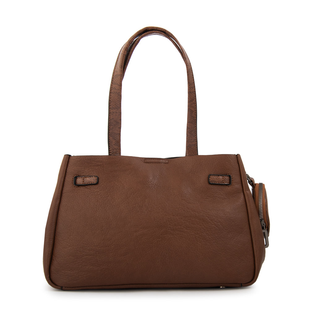 Cartera tote camil mediana café