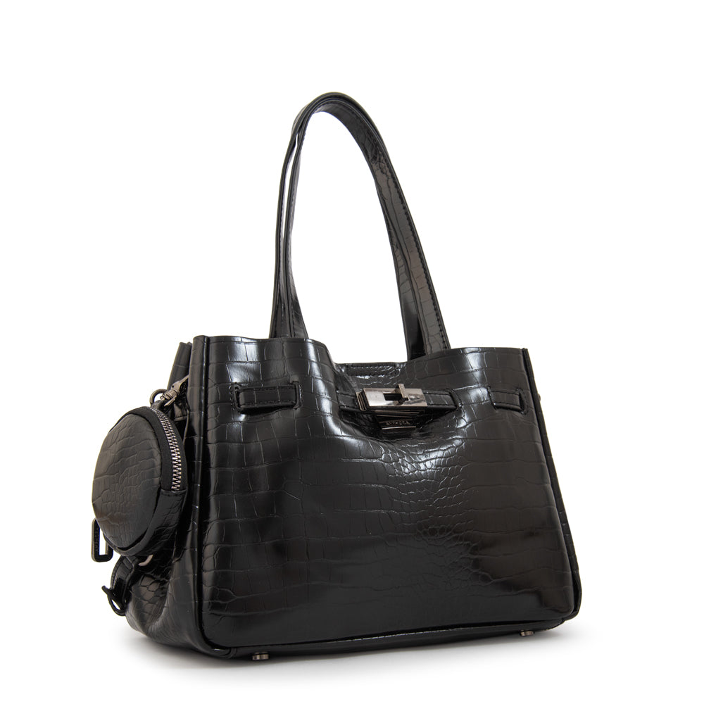 Cartera tote camil mediana negro