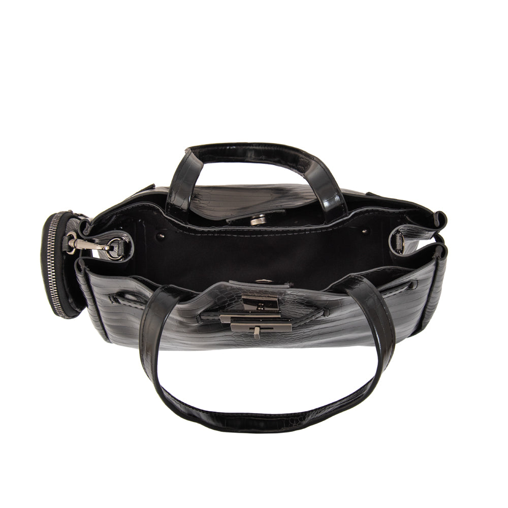 Cartera tote camil mediana negro