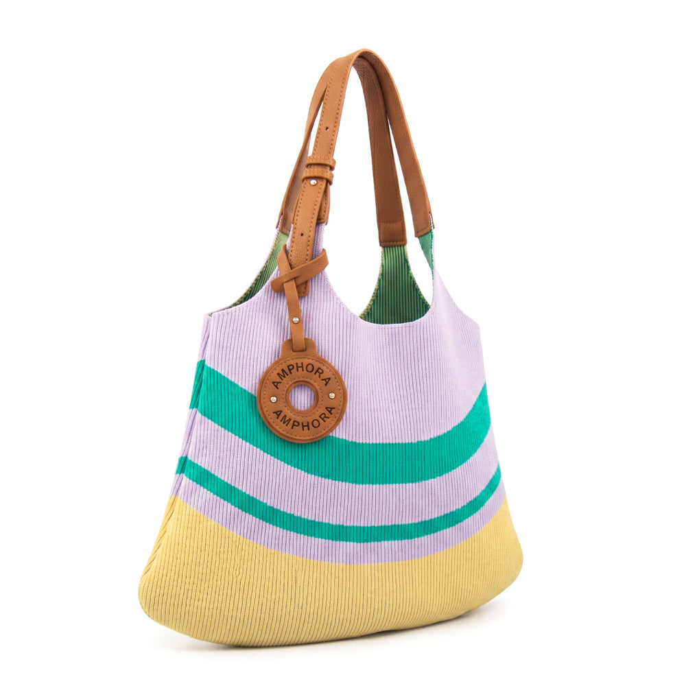 Cartera tote kalista grande lila