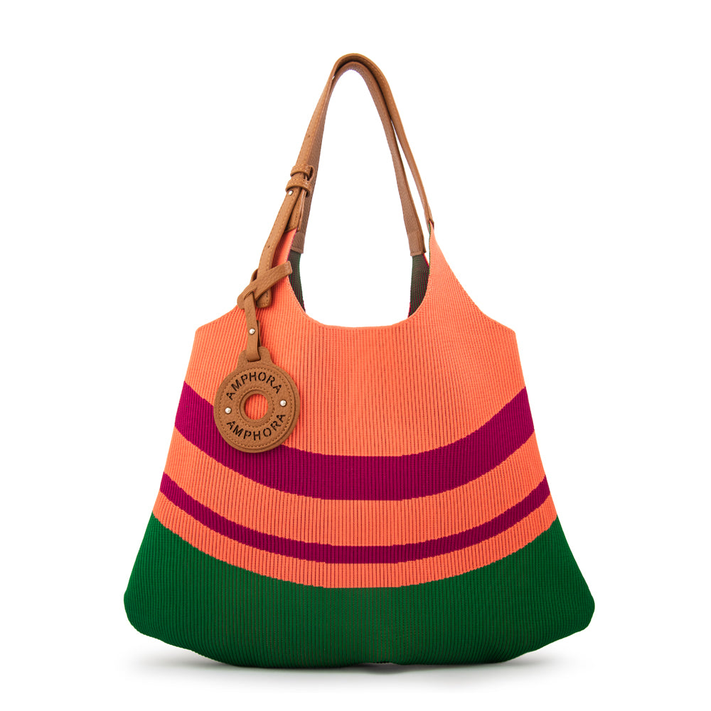 Cartera tote kalista grande naranja