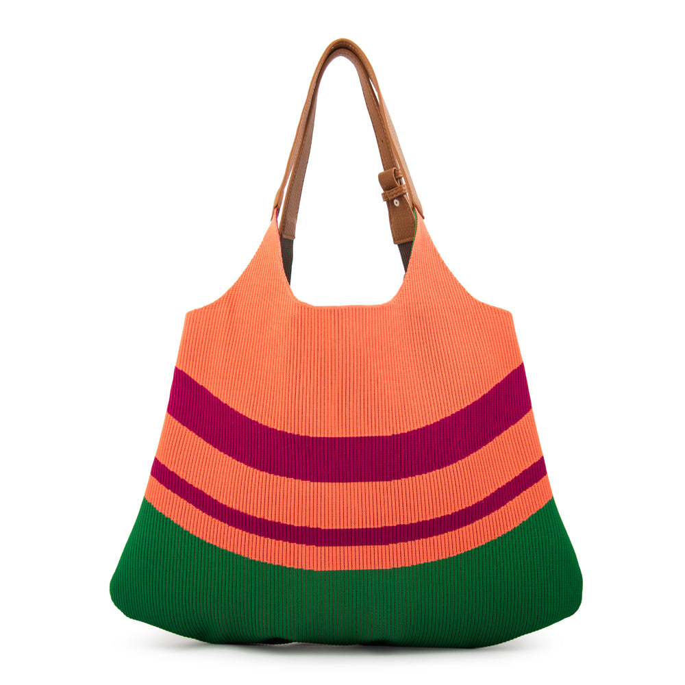 Cartera tote kalista grande naranja