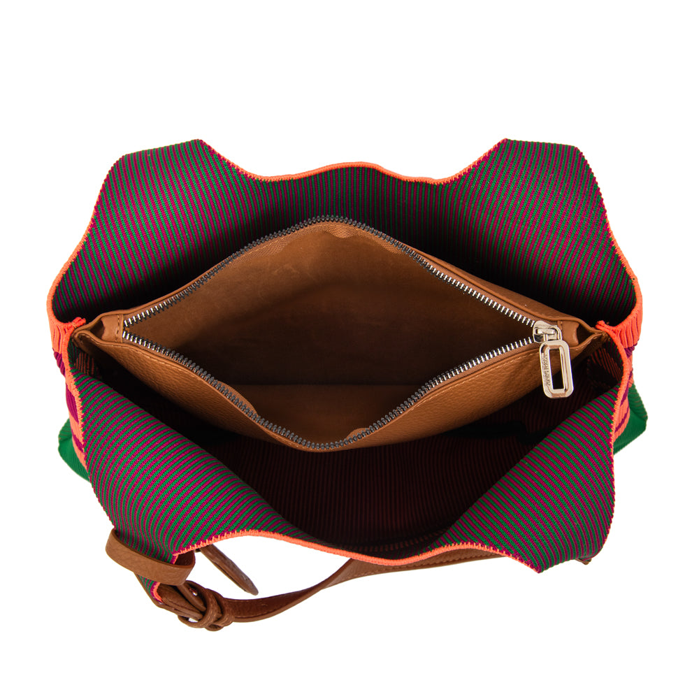 Cartera tote kalista grande naranja