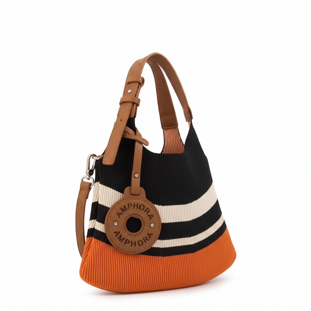 Cartera bandolera con asas kalista pequeña negro
