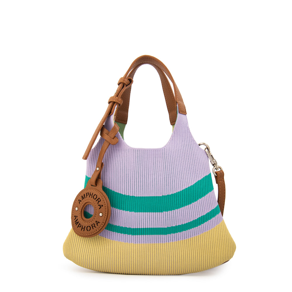 Cartera bandolera con asas kalista pequeña lila