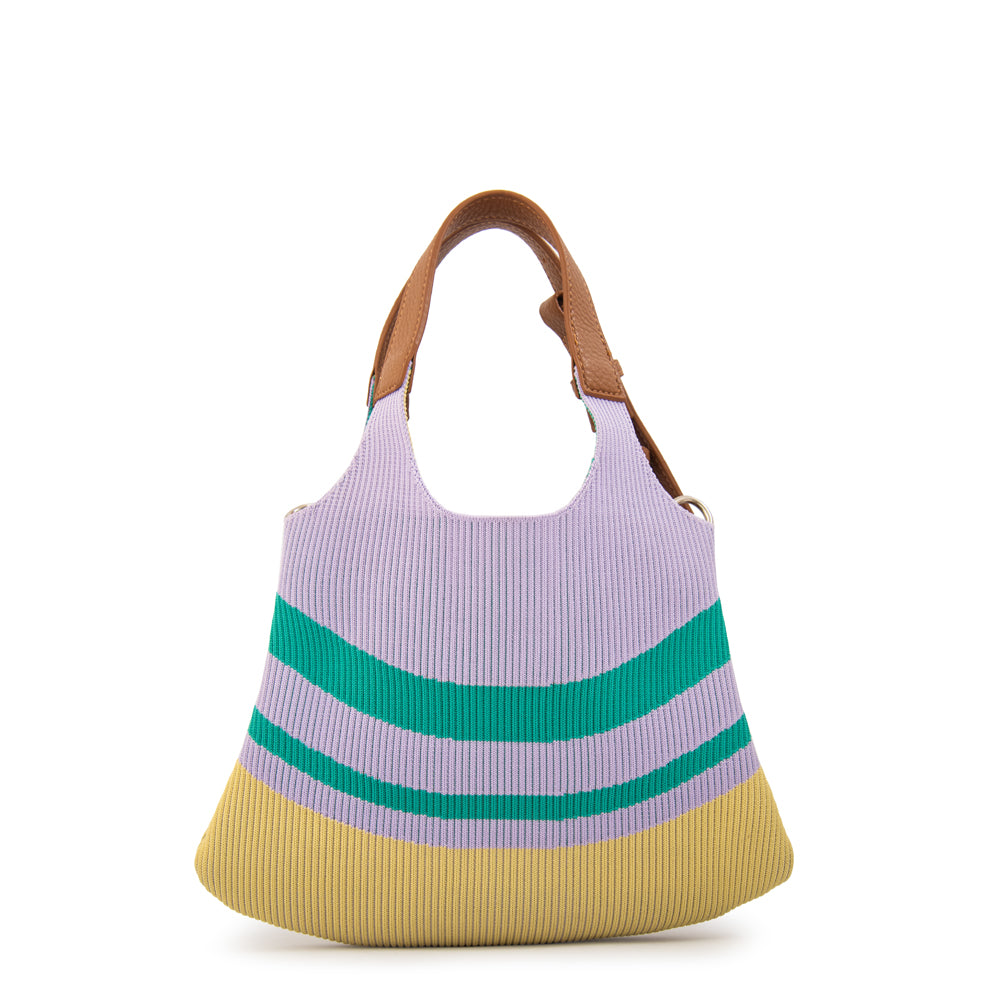 Cartera bandolera con asas kalista pequeña lila