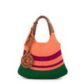 Cartera bandolera con asas kalista pequeña naranja
