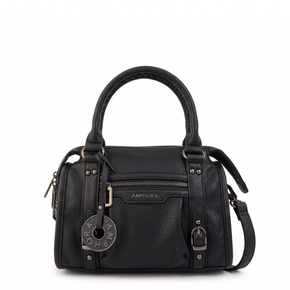 Cartera tote baul lisy pequeña negro