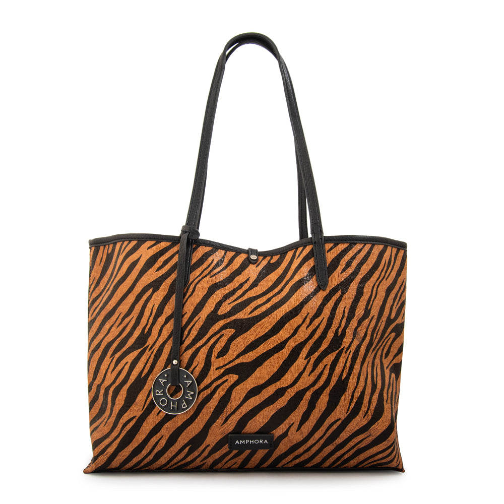 Cartera tote bote reversible moira grande