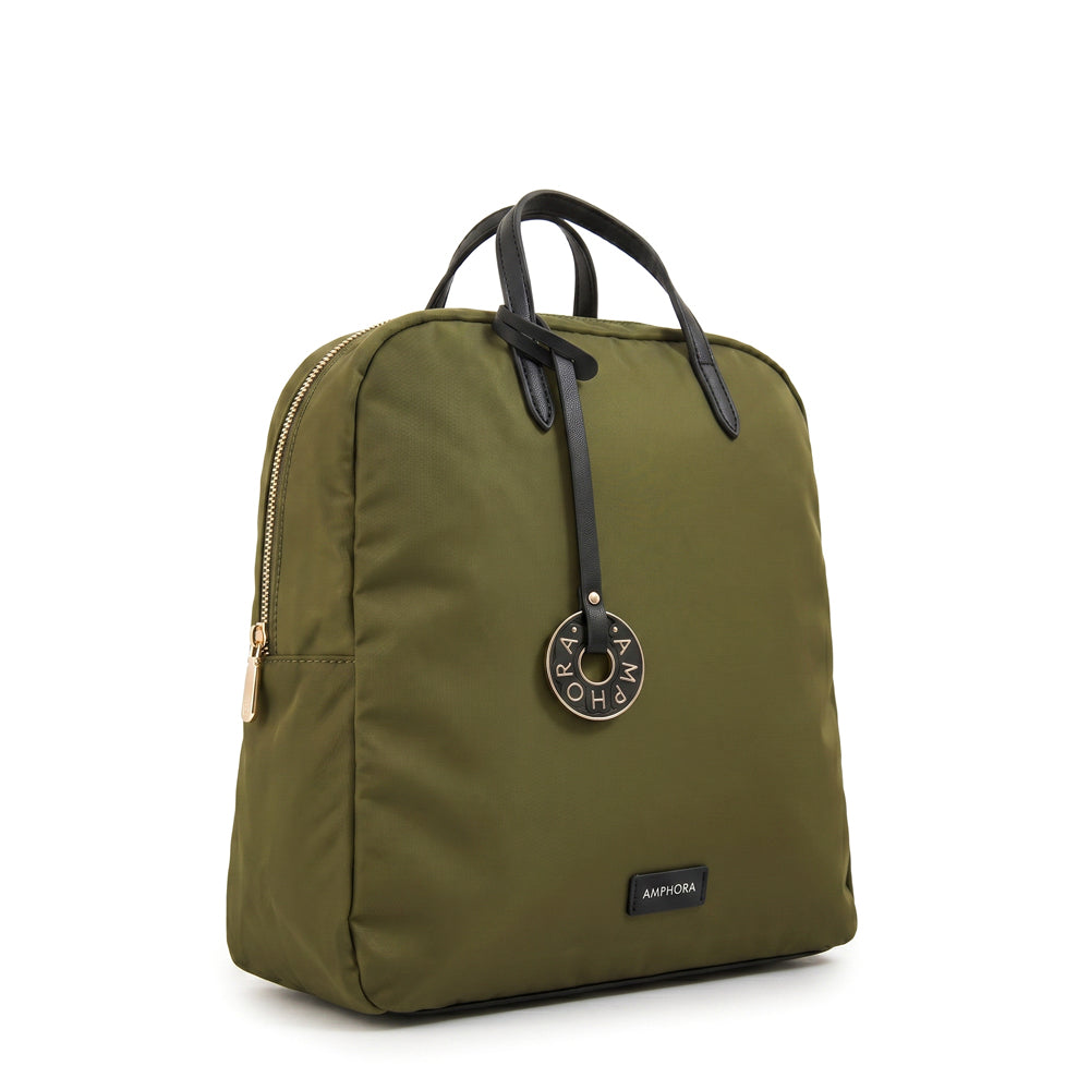 Mochila moira mediana verde oliva