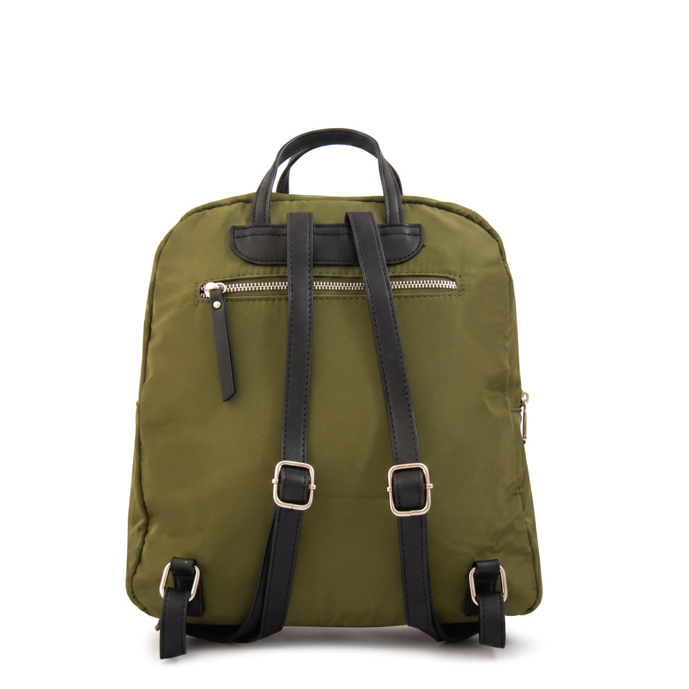 Mochila moira mediana verde oliva