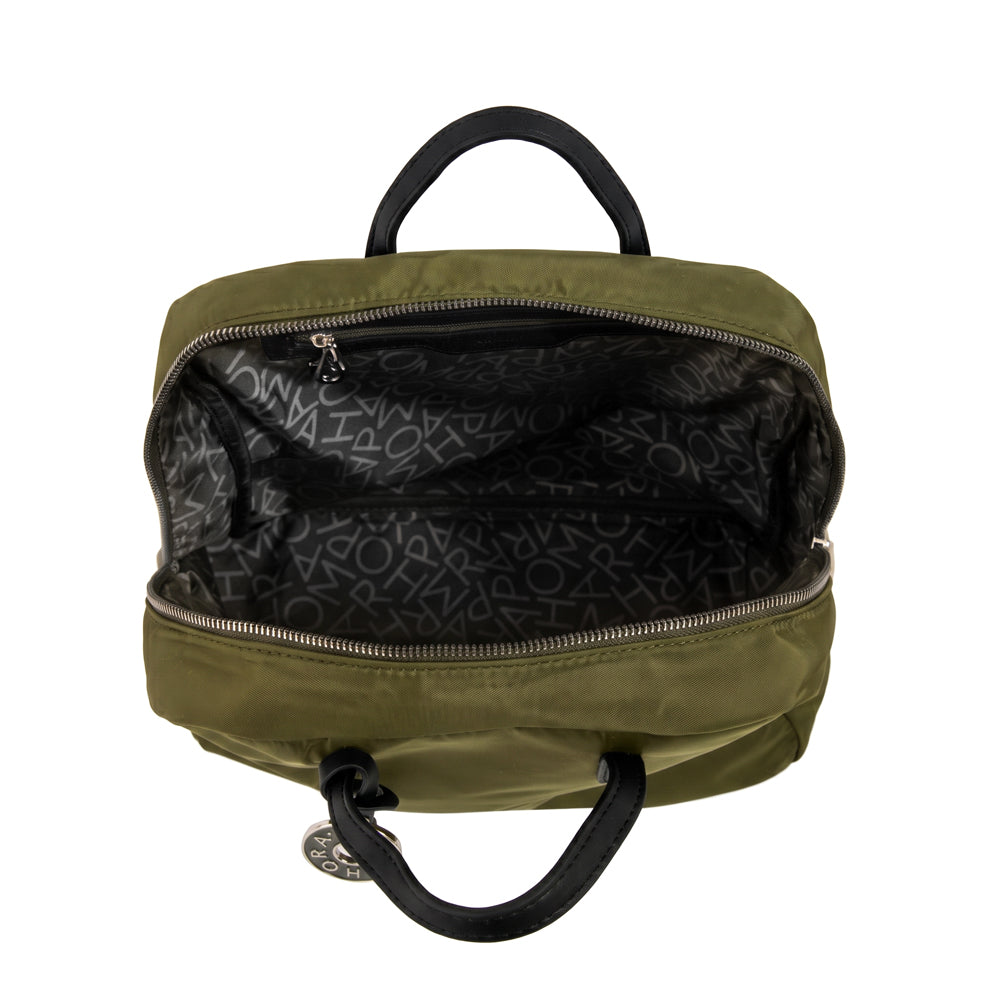 Mochila moira mediana verde oliva