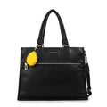 Cartera tote porta notebook lima negro