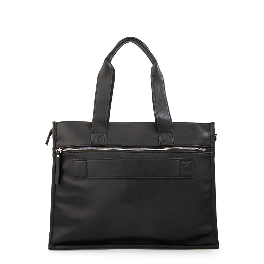 Cartera tote porta notebook durian negro
