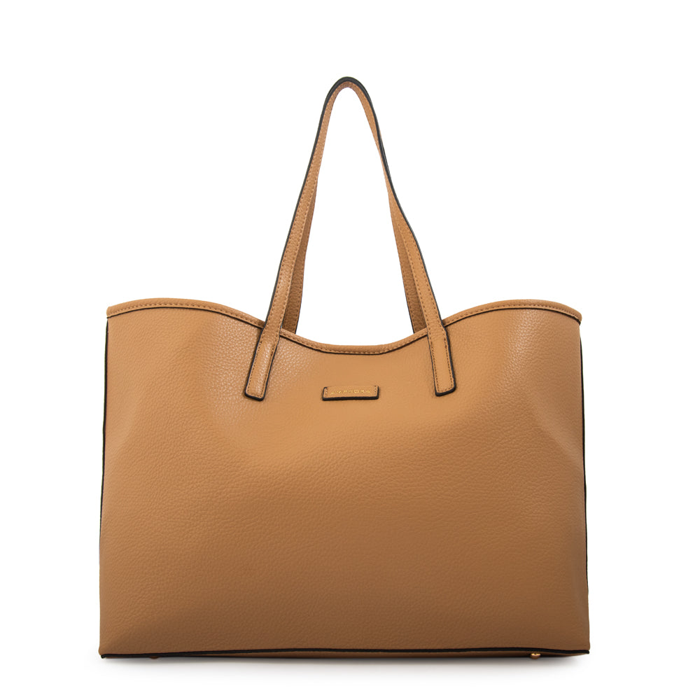 Cartera tote eva camel