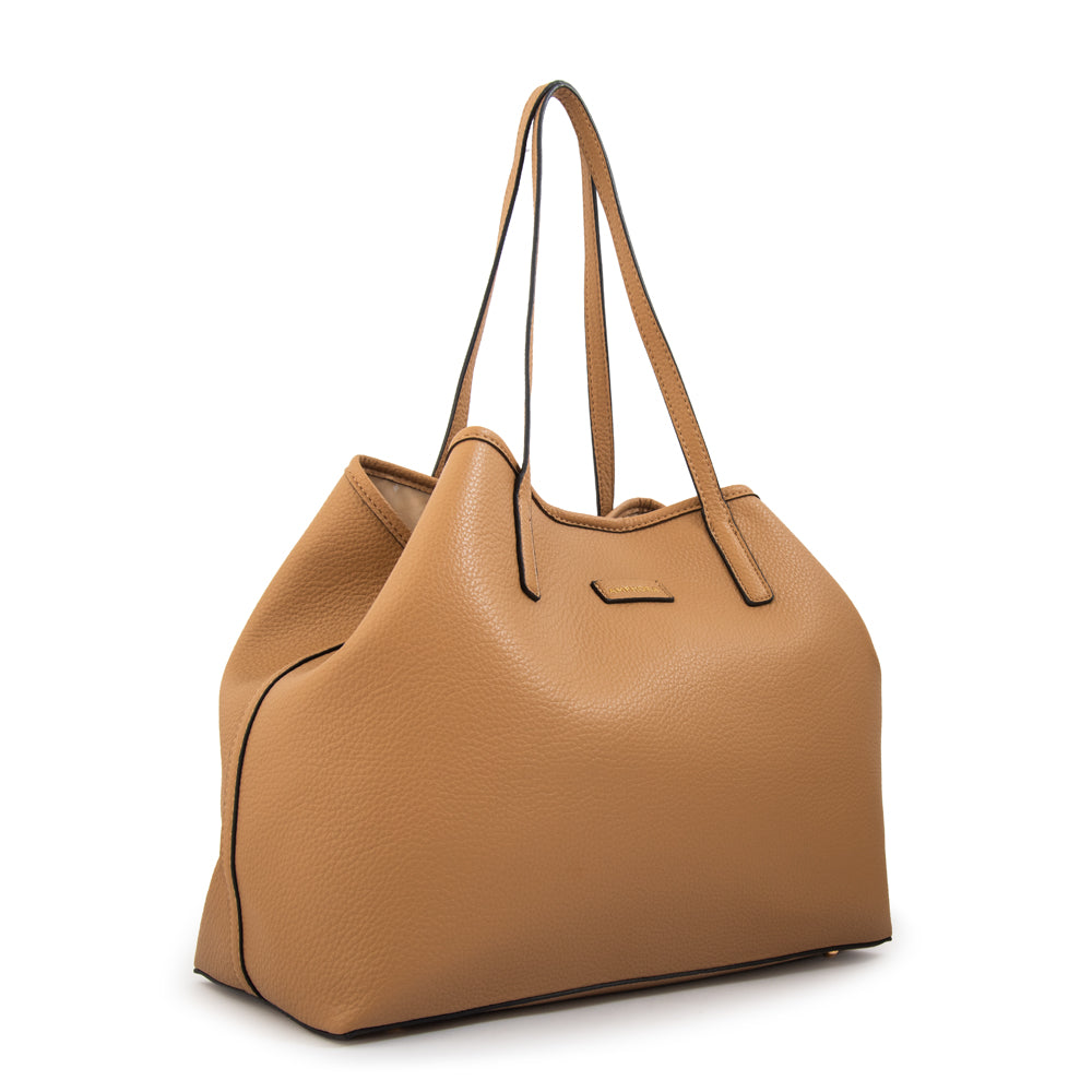 Cartera tote eva camel