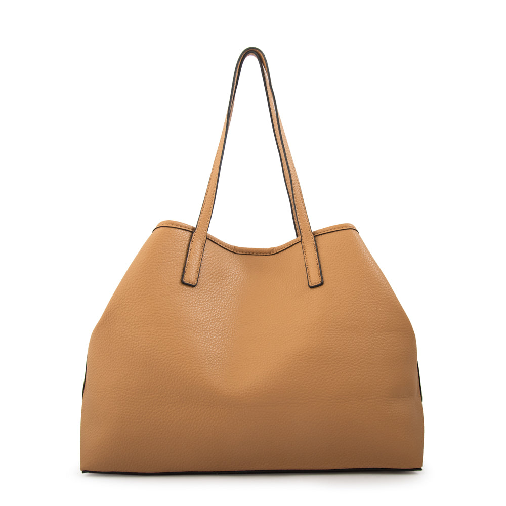 Cartera tote eva camel