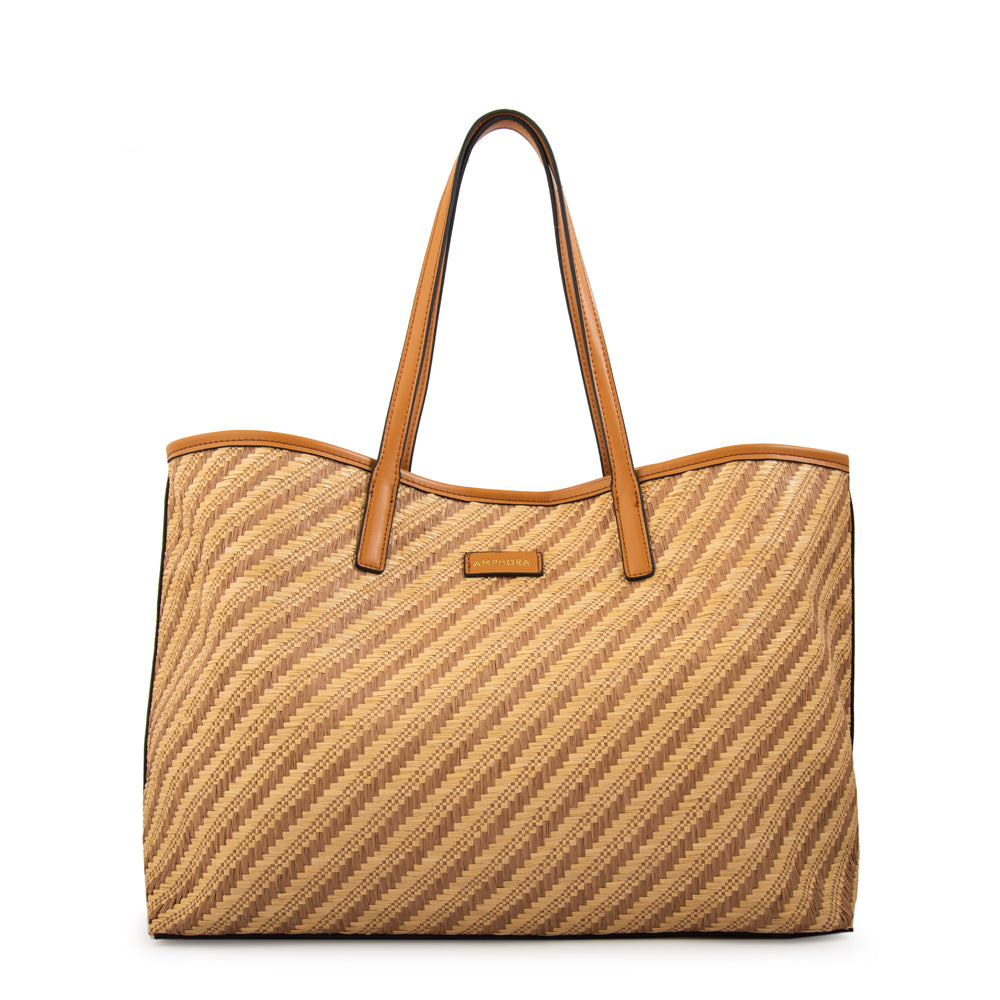 Cartera tote eva camel