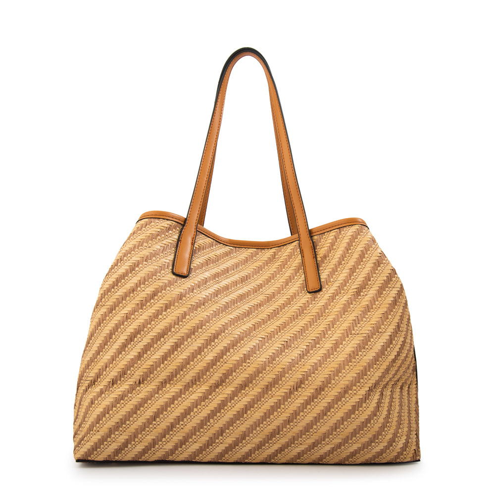 Cartera tote eva camel