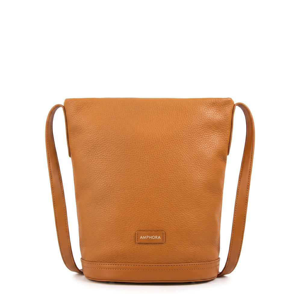Cartera corte recto gigi camel