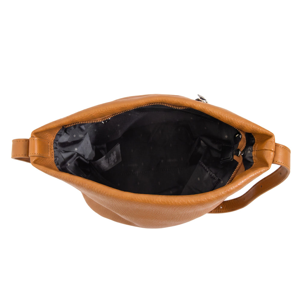 Cartera corte recto gigi camel