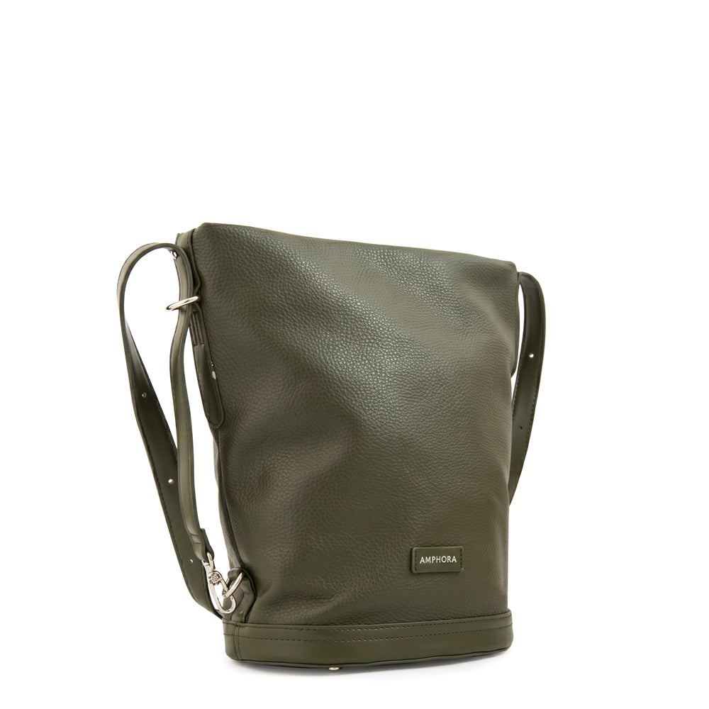 Cartera corte recto gigi verde oliva