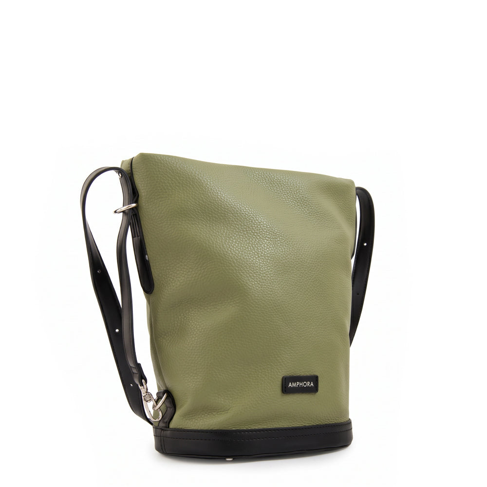 Cartera corte recto gigi verde oliva