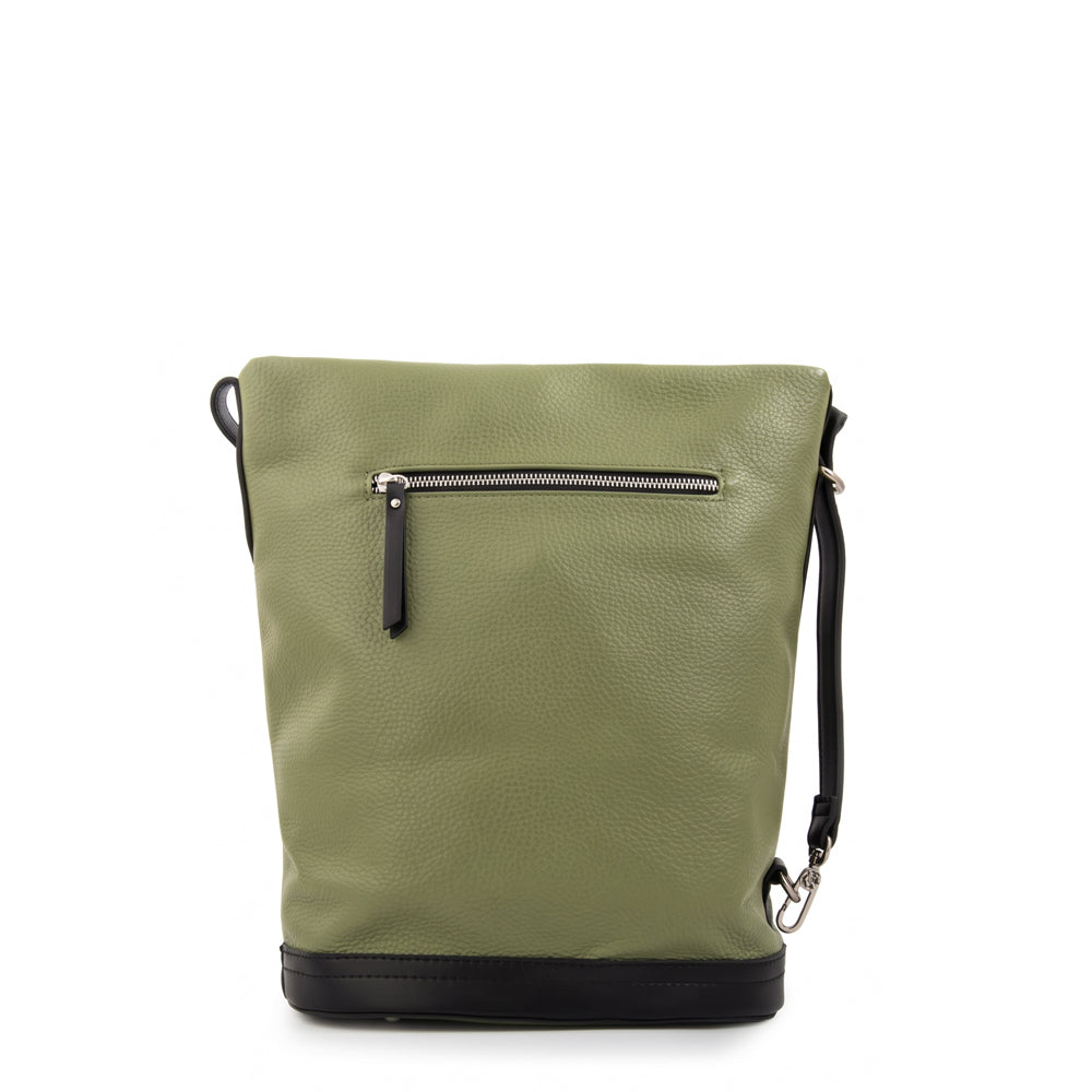Cartera corte recto gigi verde oliva