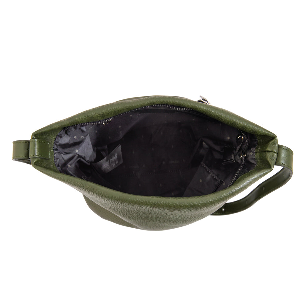 Cartera corte recto gigi verde oliva