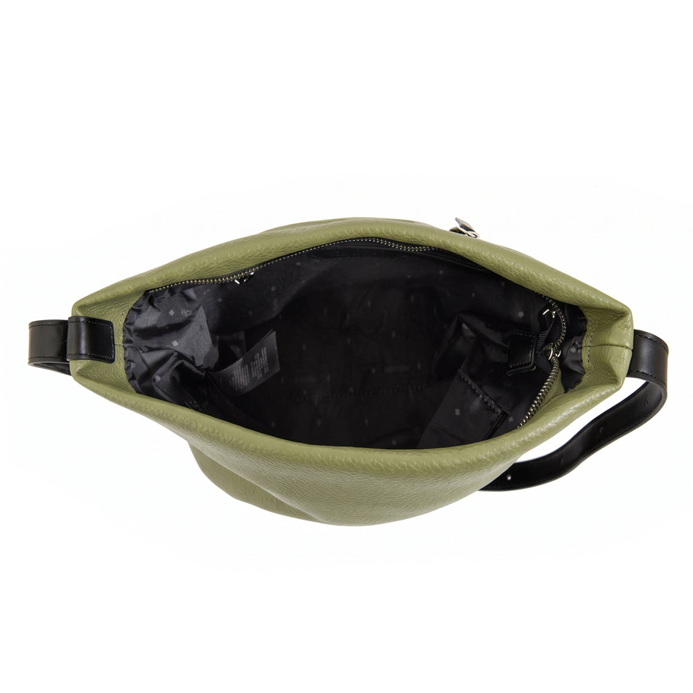 Cartera corte recto gigi verde oliva