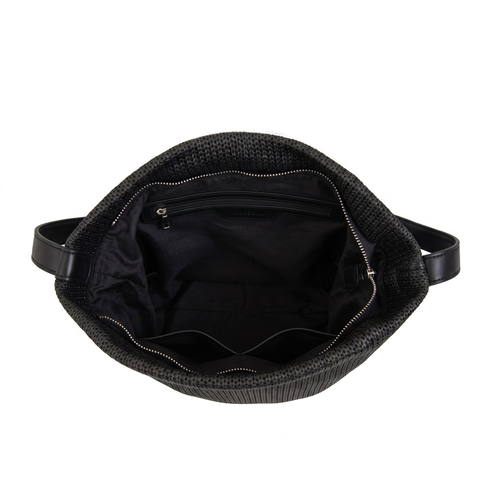 Cartera corte recto gigi negro