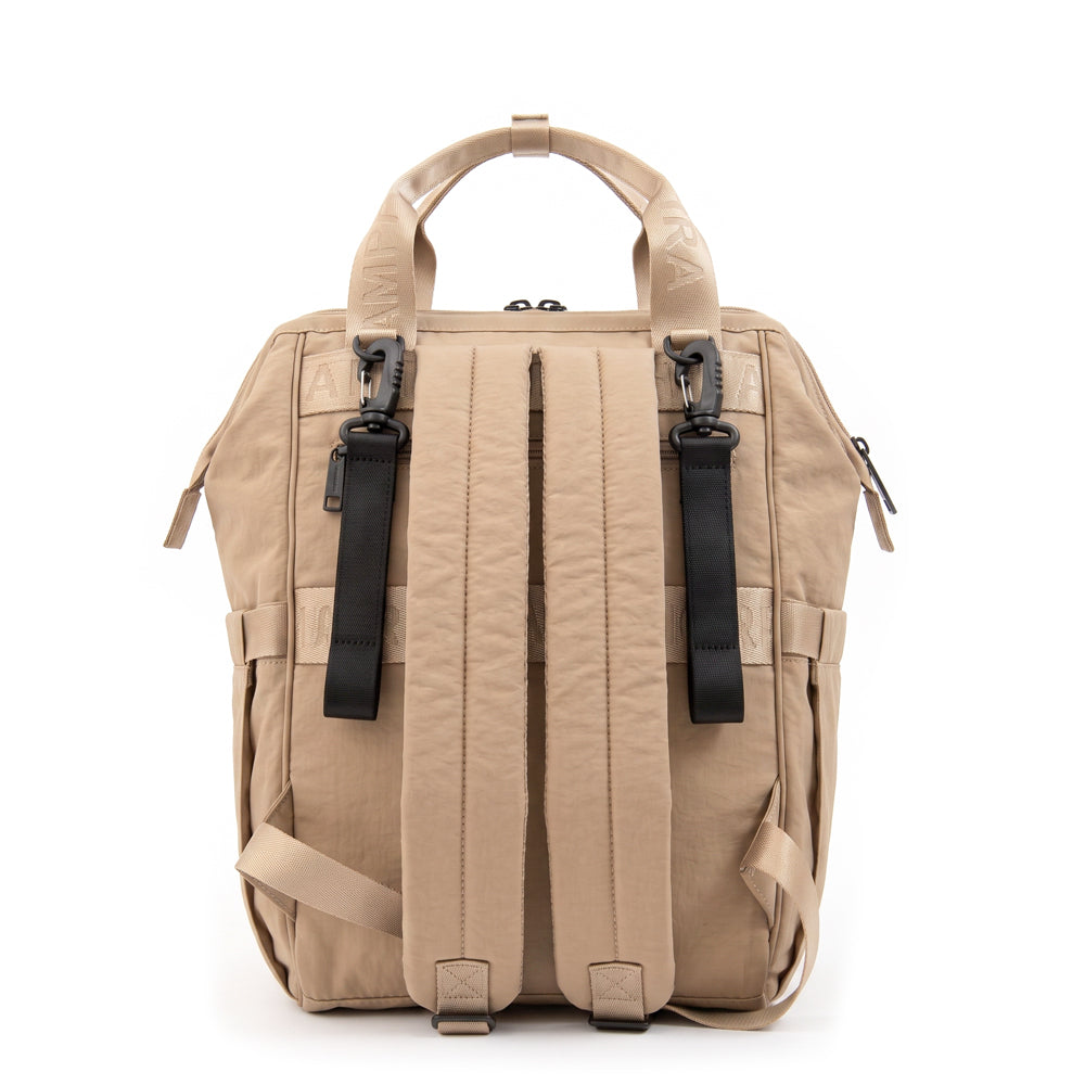 Mochila maternal lucrecia beige