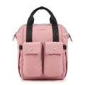 Mochila maternal lucrecia rosado