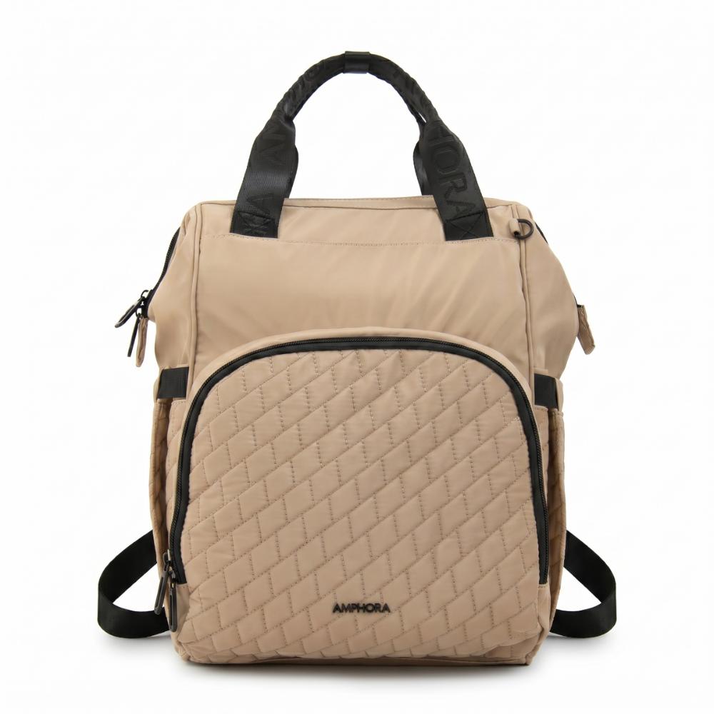 Mochila maternal bambina beige