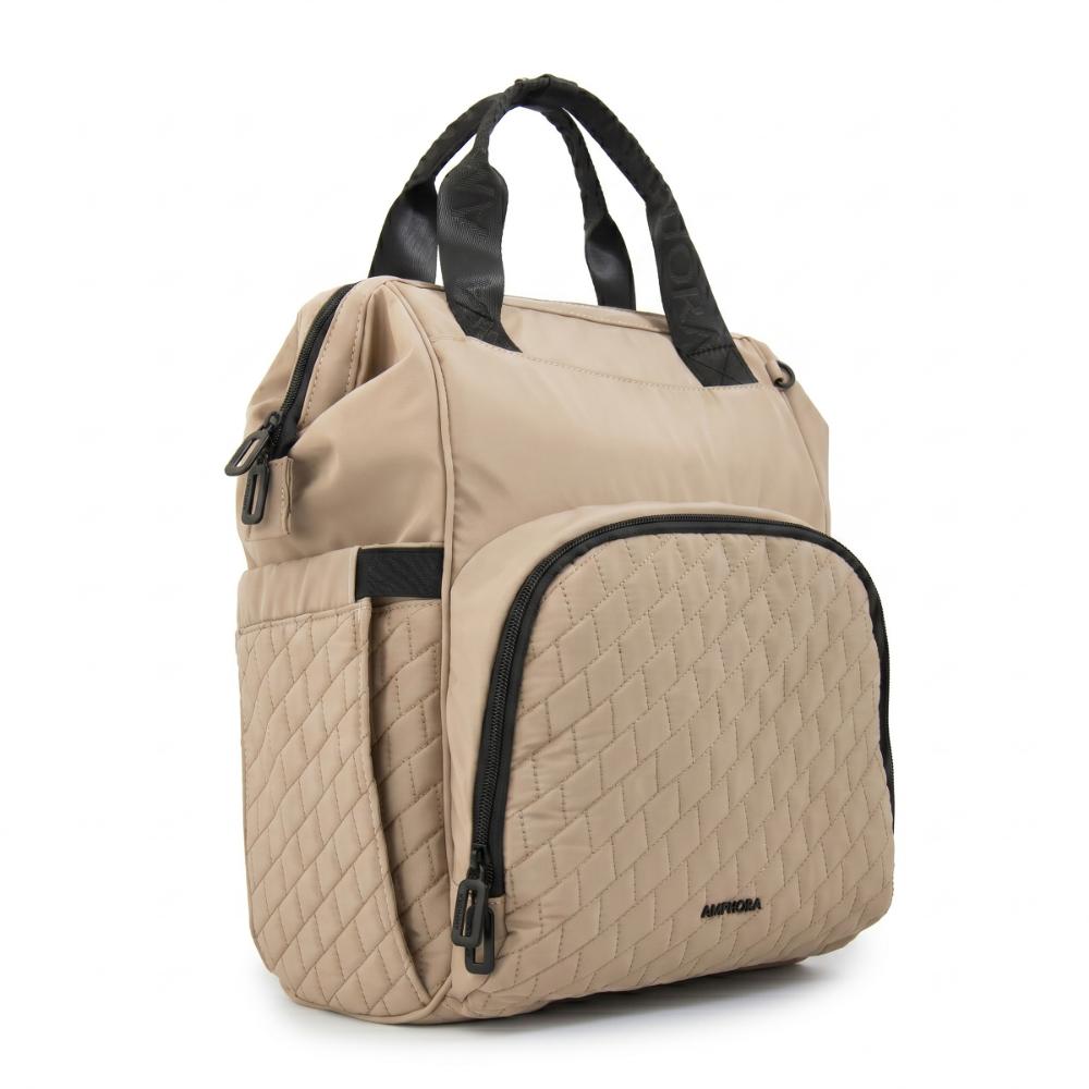 Mochila maternal bambina beige