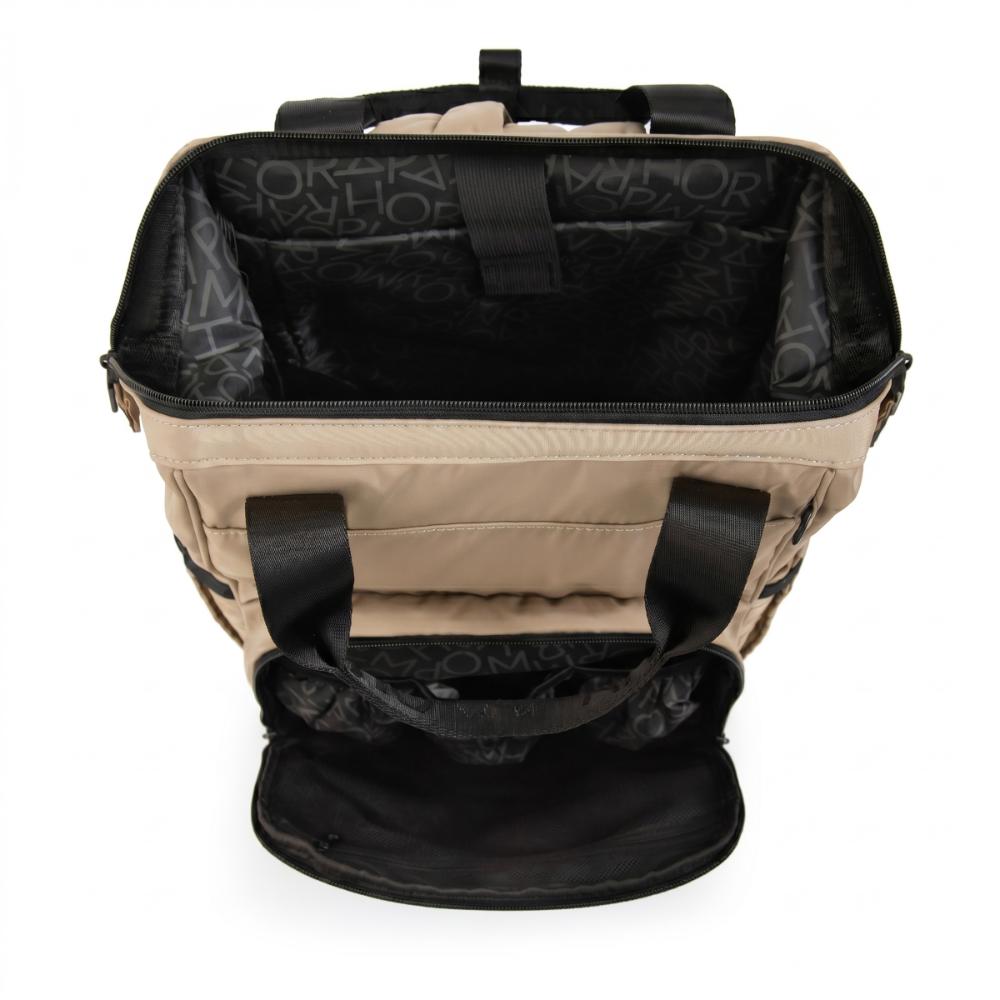 Mochila maternal bambina beige