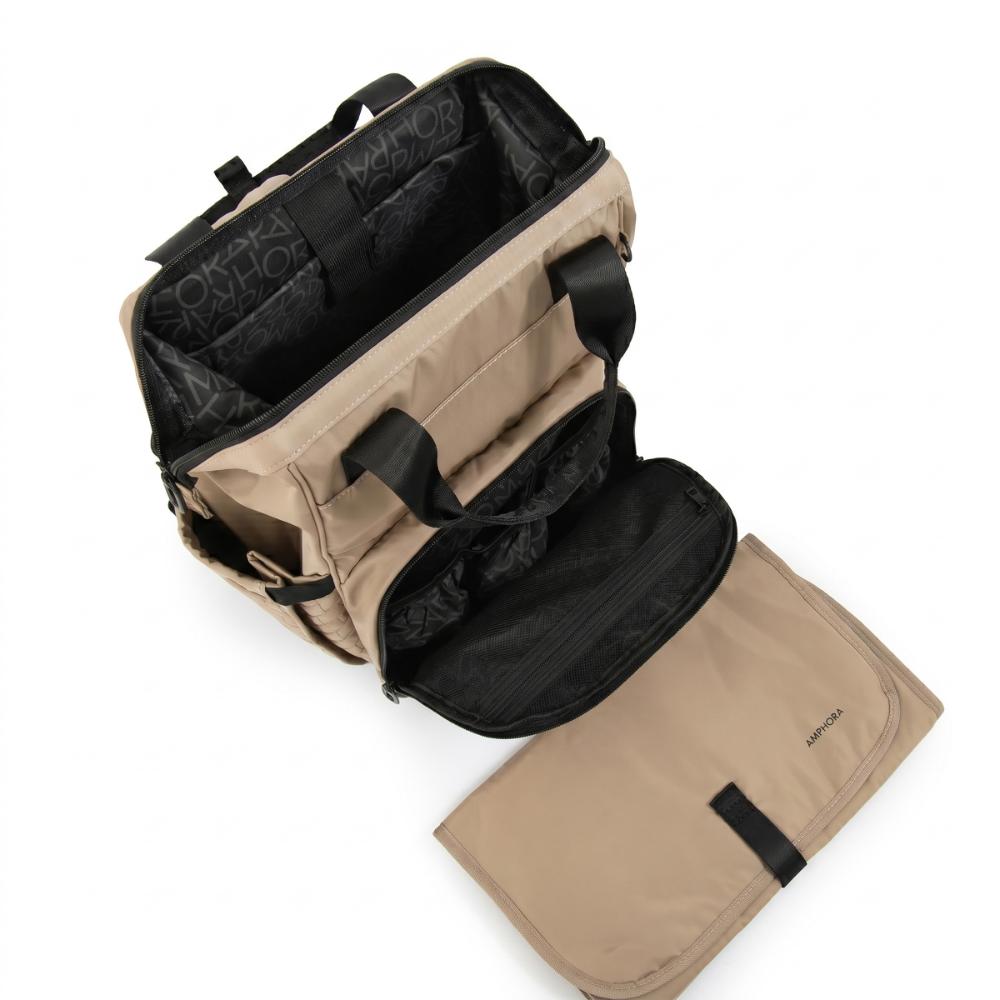 Mochila maternal bambina beige