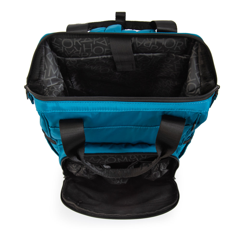 Mochila maternal bambina petroleo
