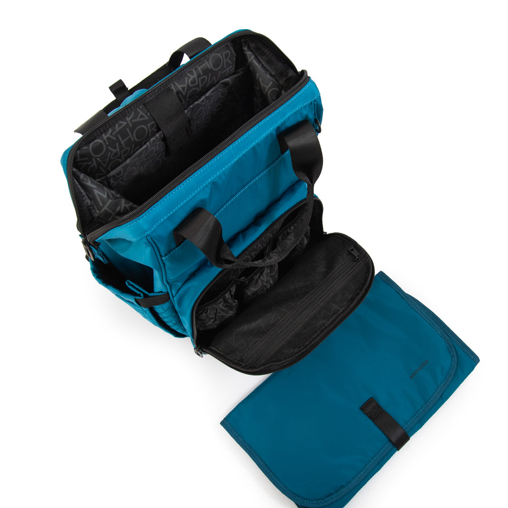 Mochila maternal bambina petroleo