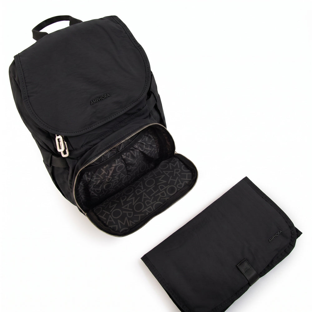Mochila maternal duna negro