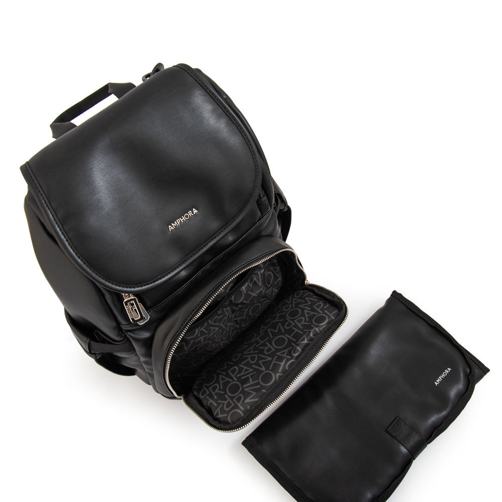Mochila maternal duna negro