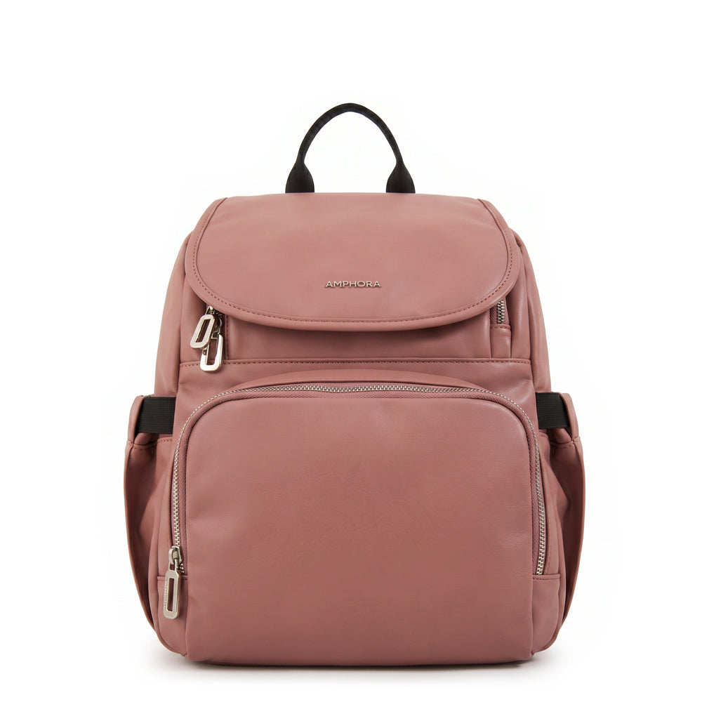 Mochila maternal duna rosa viejo
