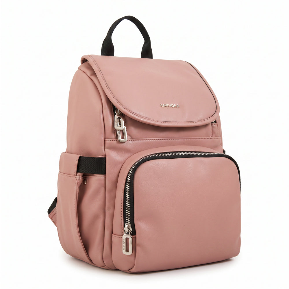Mochila maternal duna rosa viejo