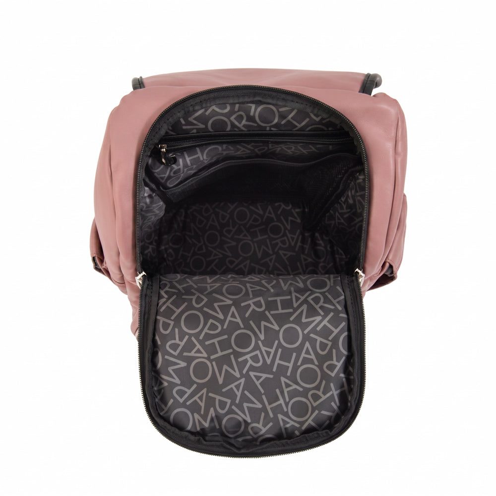 Mochila maternal duna rosa viejo
