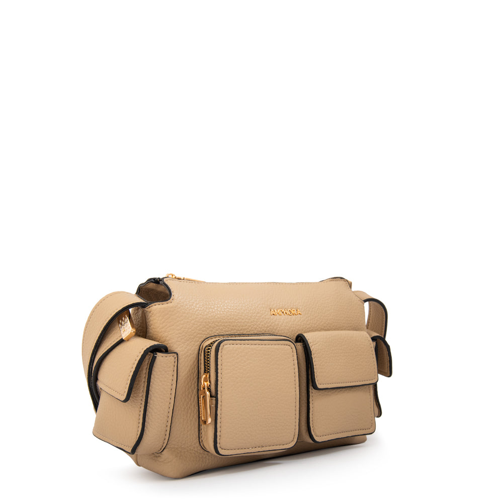 Cartera bandolera daya beige
