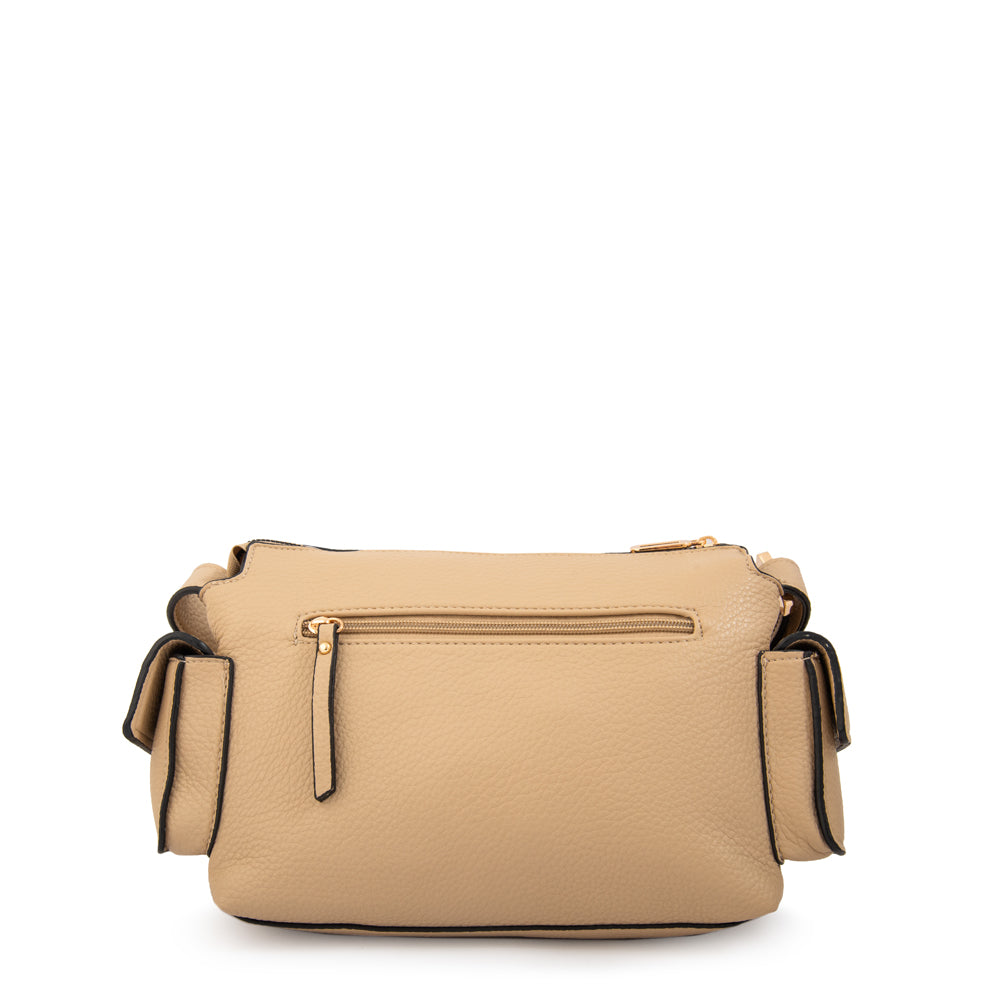 Cartera bandolera daya beige