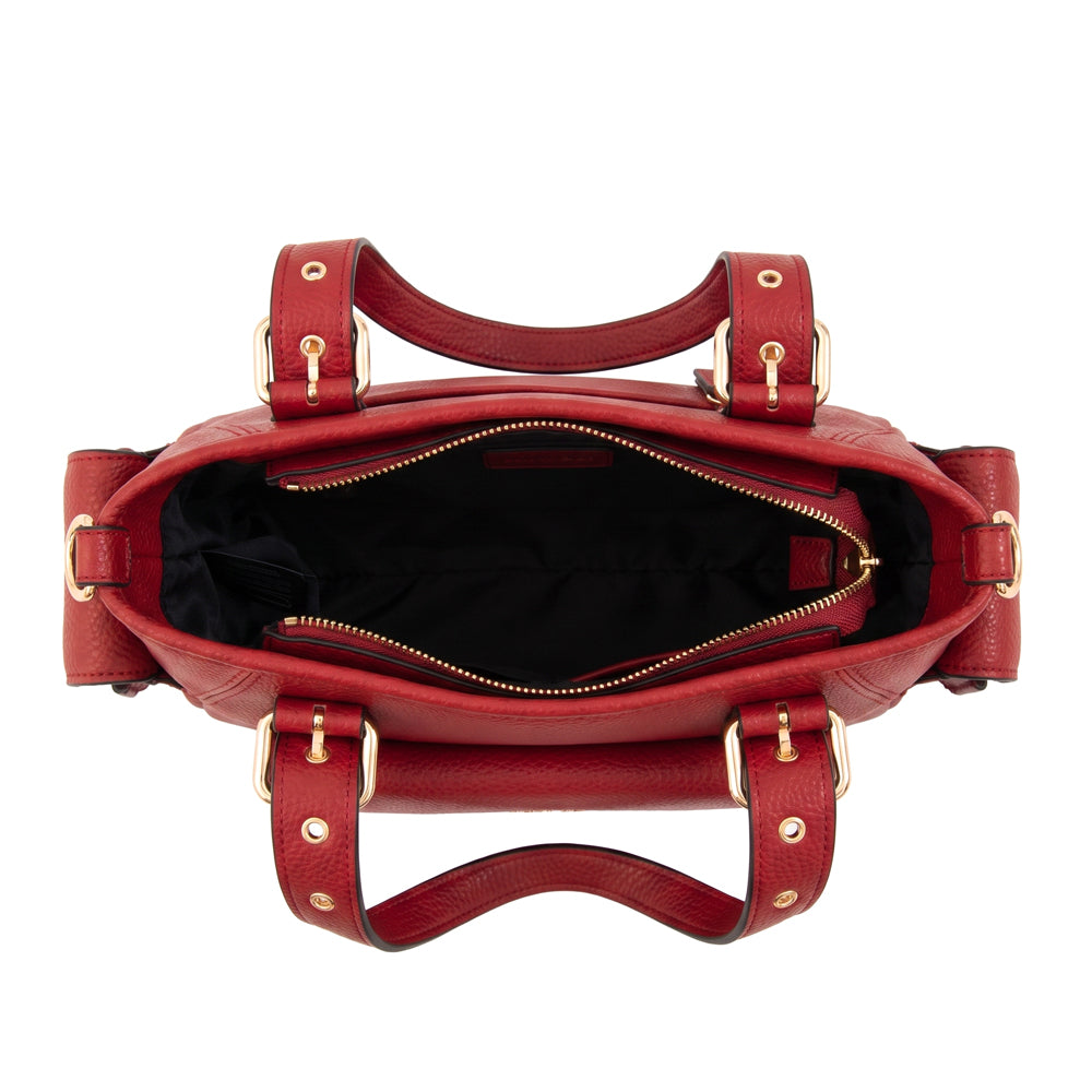 Cartera tote tiana rojo oscuro